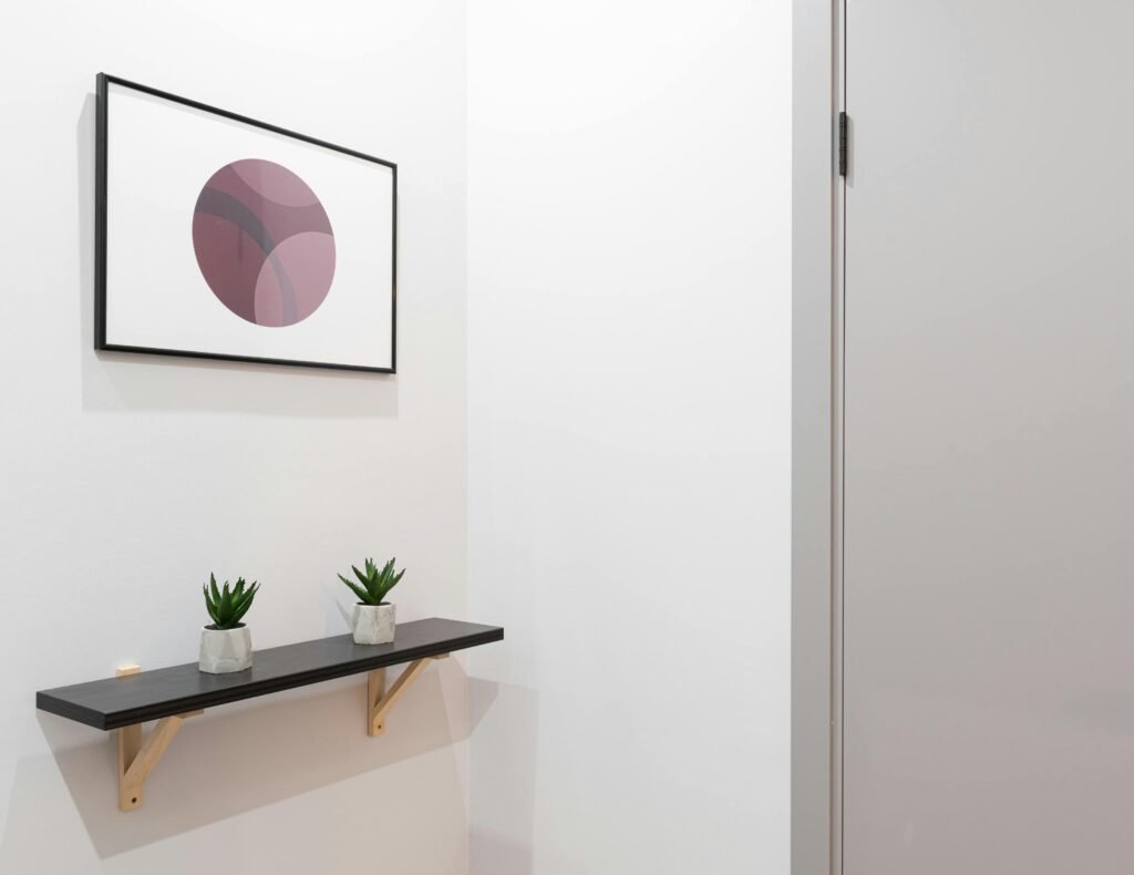 Place Decorative Items on Floating Shelves