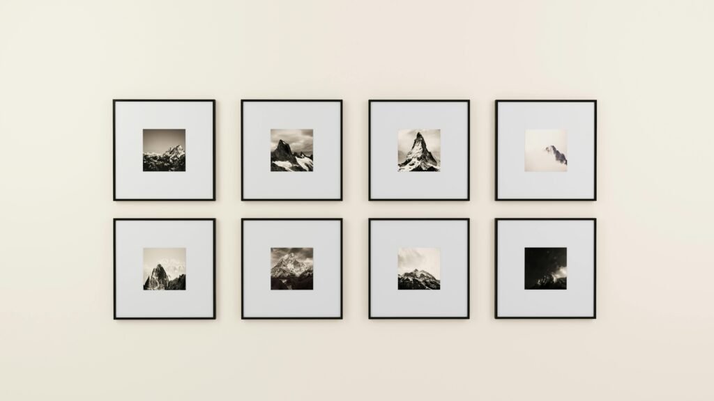 Create a Gallery Wall of Personal Photos or Art
